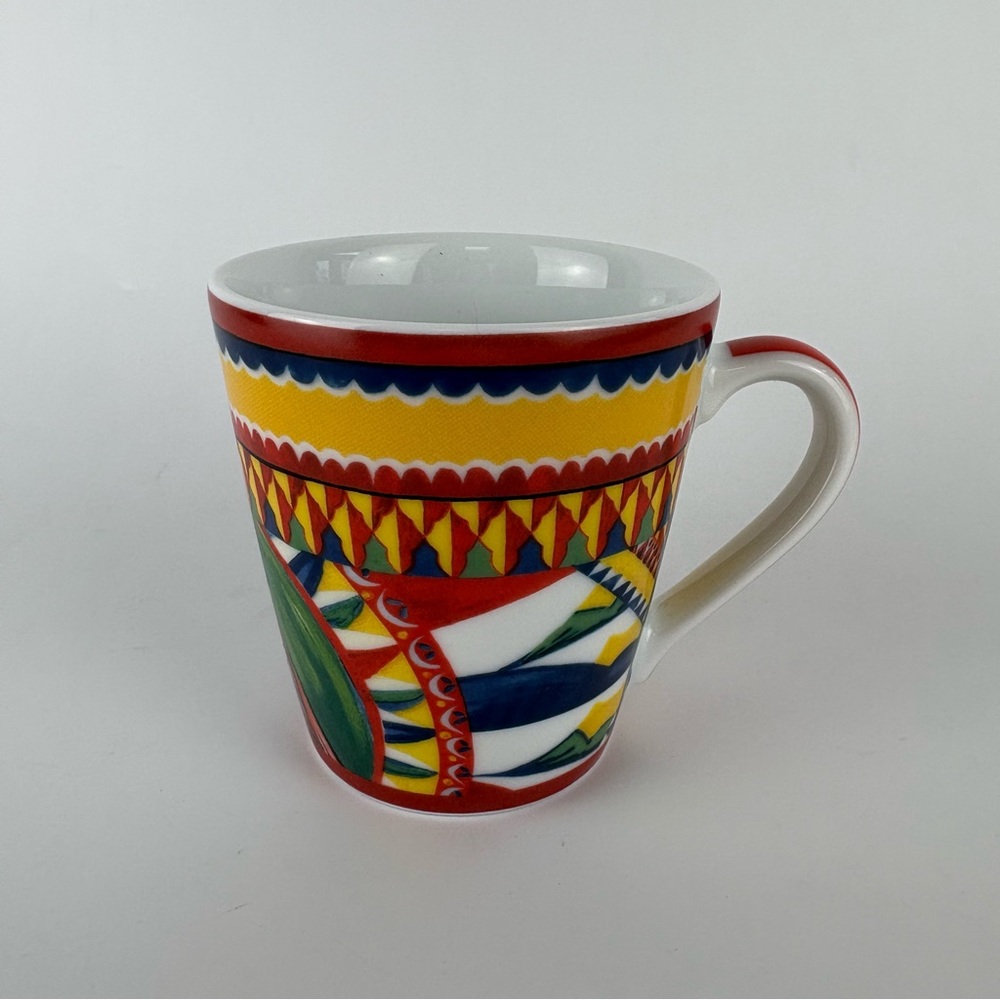 Dolce Gabbana Casa Porcelain Carretto Mug Regina - Picture 2 of 8